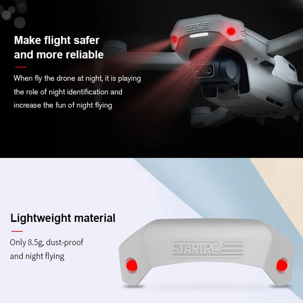 STARTRC Mavic мини 2 головы глаз светильник Предупреждение мигающий s аккумуляторная