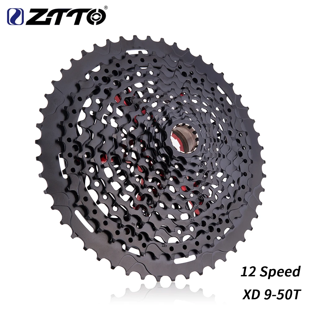 ZTTO MTB 12 Скоростей 9-50T кассета XD кассета черная 540g 9-50 кассета 12s кассета k7