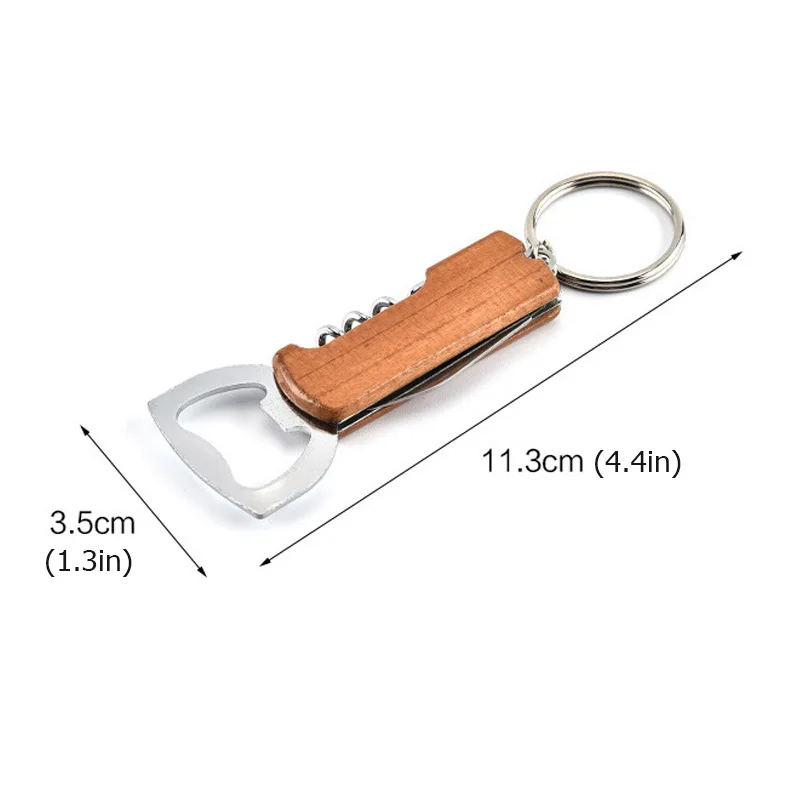 Многофункциональная открывашка для пива подвеска ключей из нержавеющей стали с