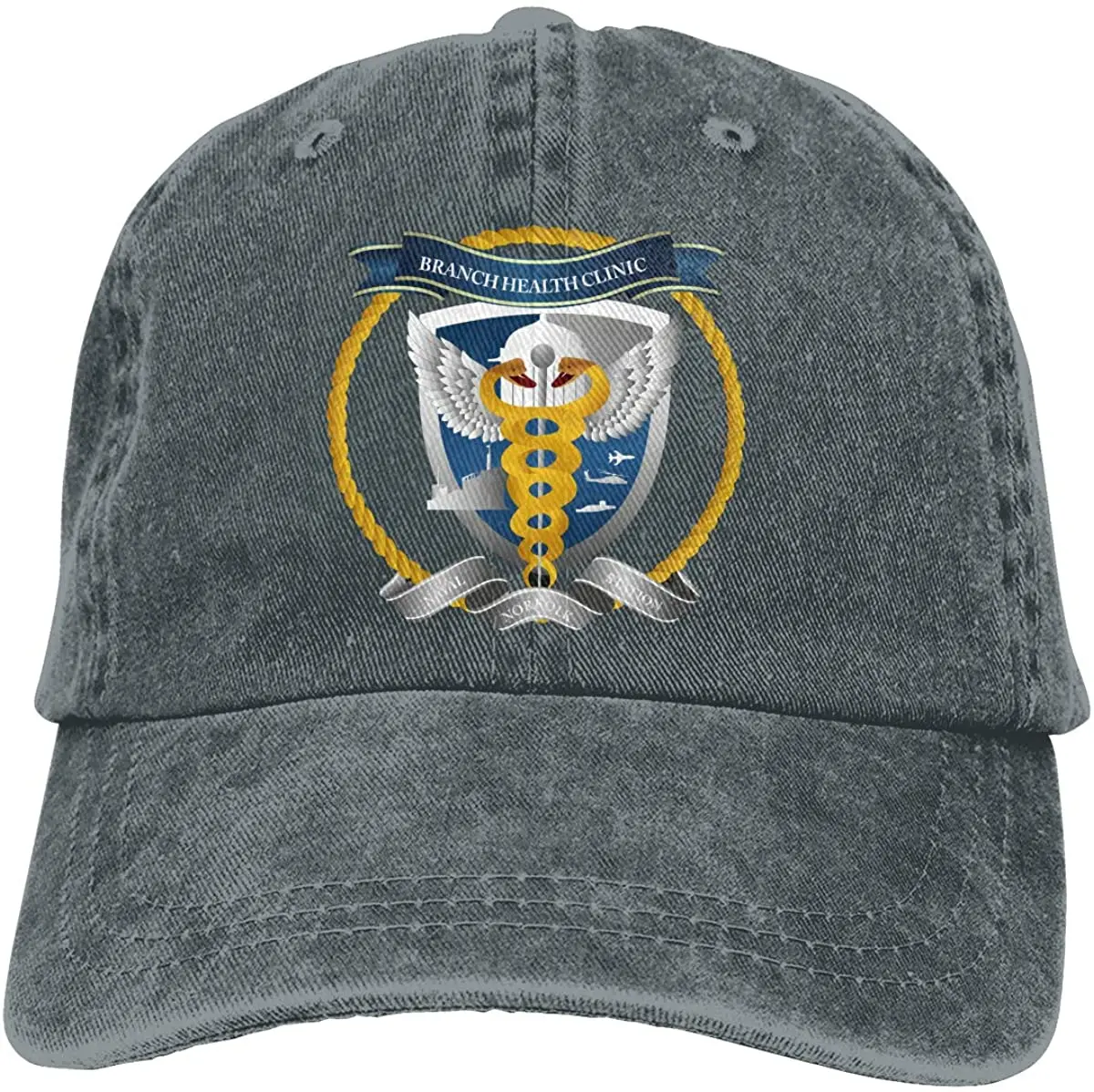 

BHC Command Logo Adjustable Baseball Caps Denim Hats Cowboy Sport Outdoor