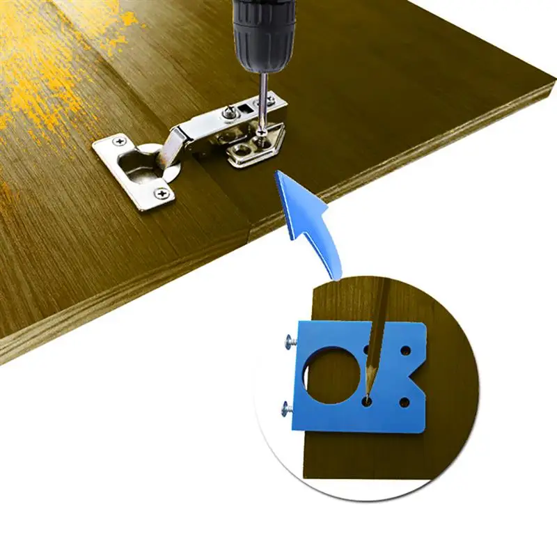 Шаблон позиционирования петель для дверных устройство открывания отверстий 35 мм
