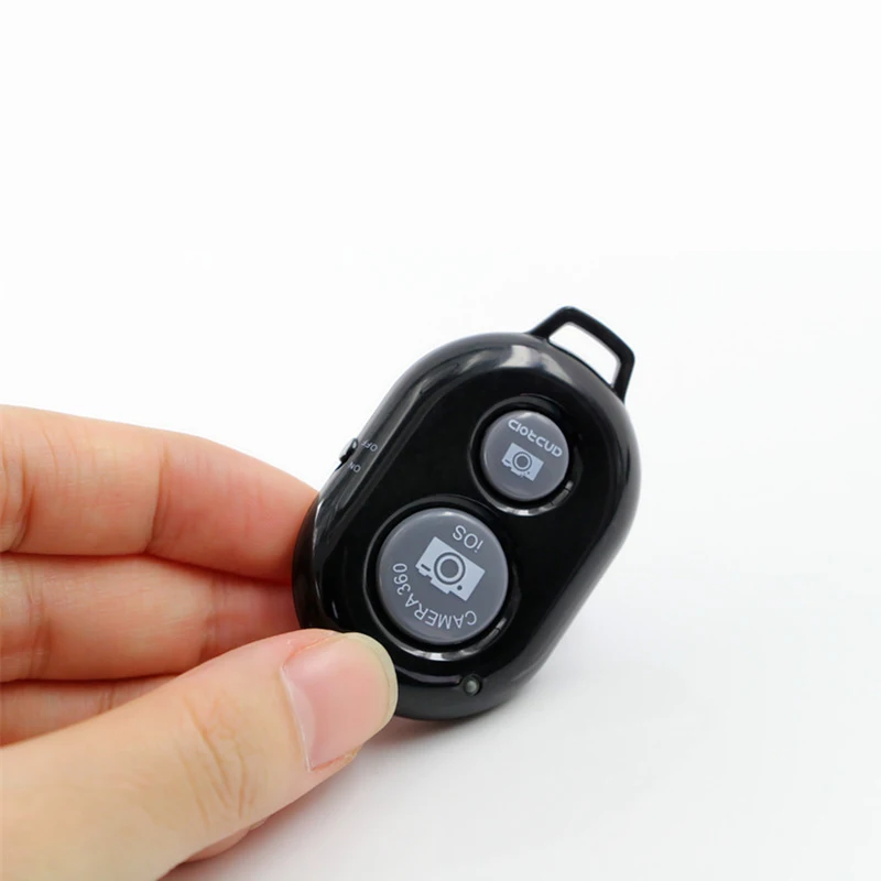 1 шт. Bluetooth пульт дистанционного управления Кнопка беспроводного управления Лер Автоспуск камера палка спуска затвора телефон монопод селфи для ios