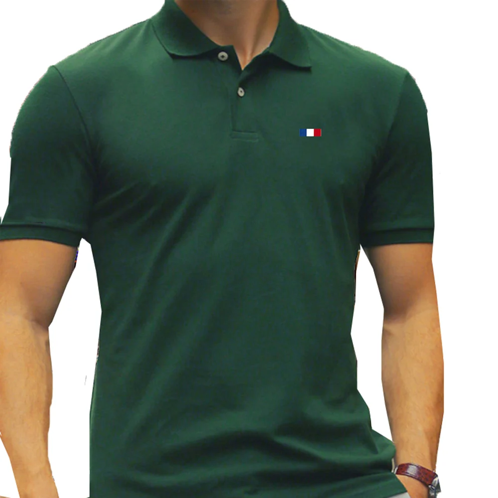 Высокое качество 100% летняя хлопковая Классическая брендовая мужская рубашка