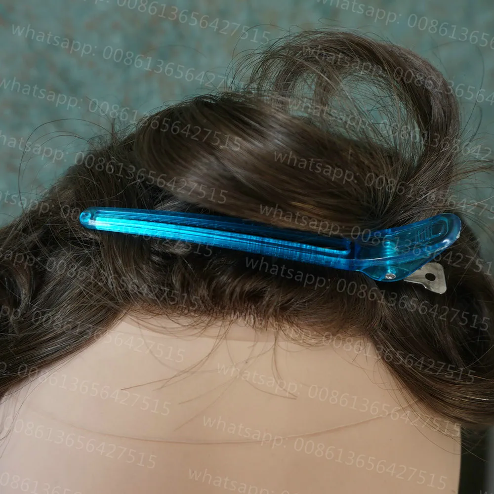 Hstonir мужской парик человеческие волосы индийские парики перук натуральные remy