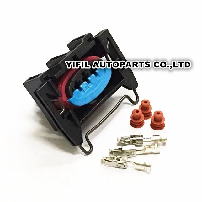 50/100 шт./лот 3 Pin/способ женский Водонепроницаемый жгута проводов катушки