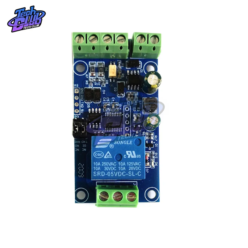 7-24V с протоколом Modbus Rtu ptz-камеры 1 канал релейный модуль коммутатора 5V 10A/250V AC DC