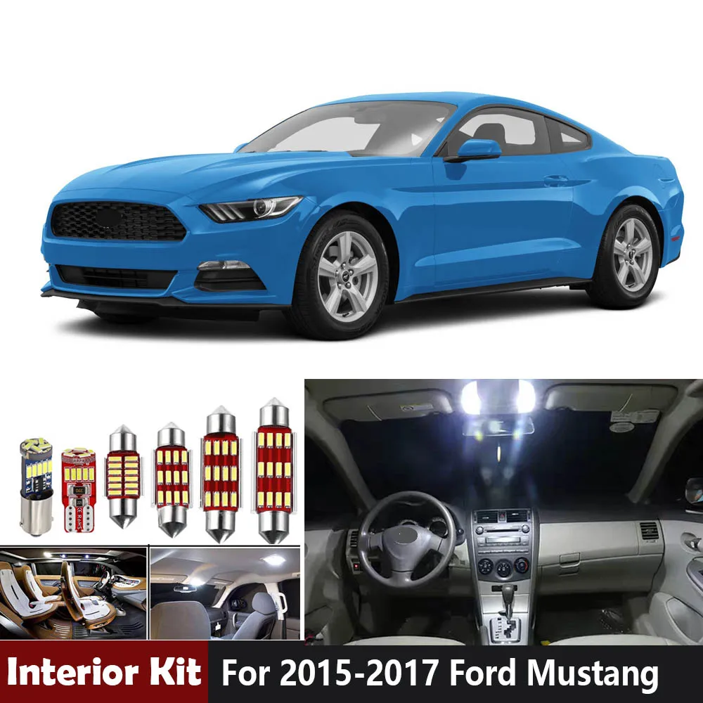 10 шт. автомобильные лампы для багажника Ford Mustang 2015 2016 2017|Сигнальная лампа| |