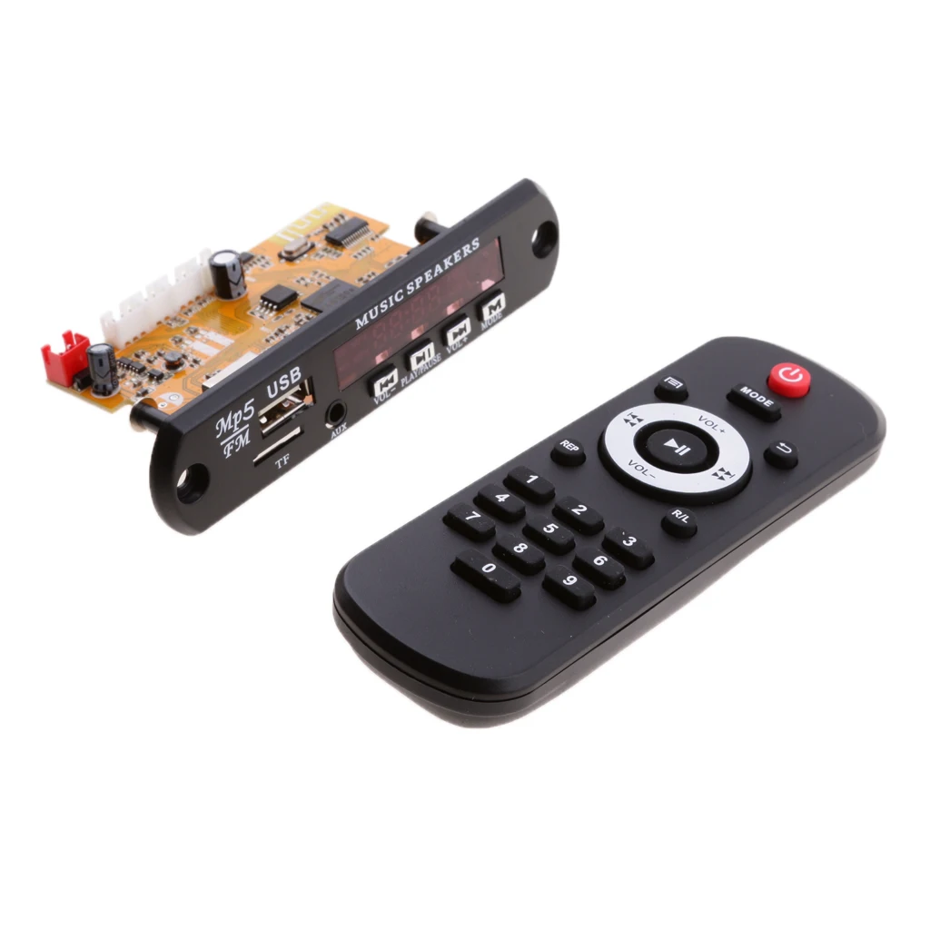 Аудио декодер Bluetooth MP5 динамик дистанционное управление Поддержка USB/TF/Aux вход| |