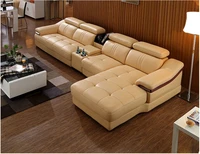 living room sofa corner sofa sectional real genuine leather sofas l with storage cup holder muebles de sala moveis para casa