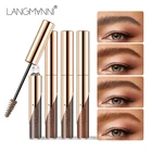 4 цвета, Langmanni, Быстросохнущий гель для бровей, стойкий усилитель бровей, пигментированный, легко придающий форму макияж глазам, косметика TSLM1