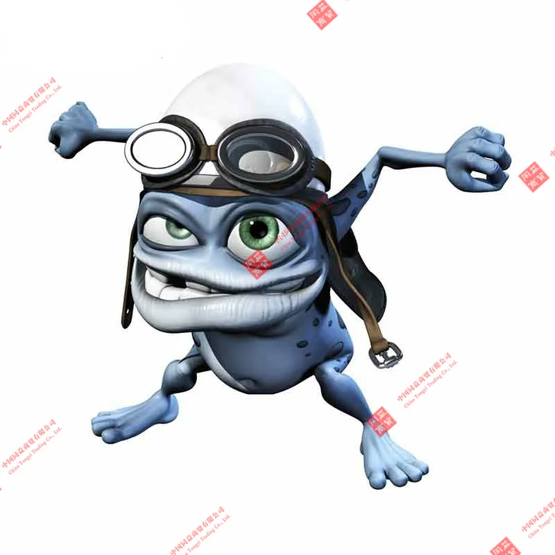 

Cartoon Car Stickers, Motorcycle Decals Funny Crazy Frog Cartoon Decorative Accessories,to Cover Scratches Decal Decoration