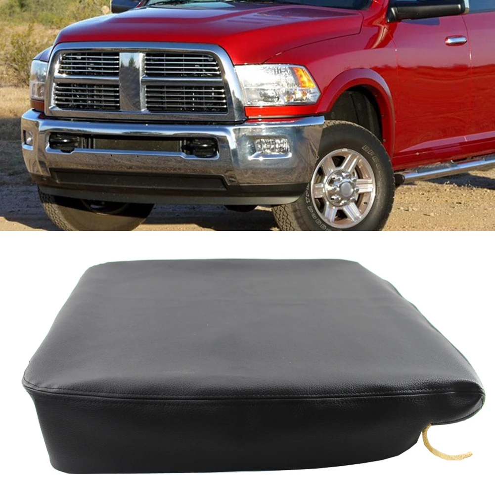 

Synthetic Armrest Console Lid Box Cover Trim Center Console Armrest Cover Leather Car Styling for DODGE RAM Pickup 2002-2008