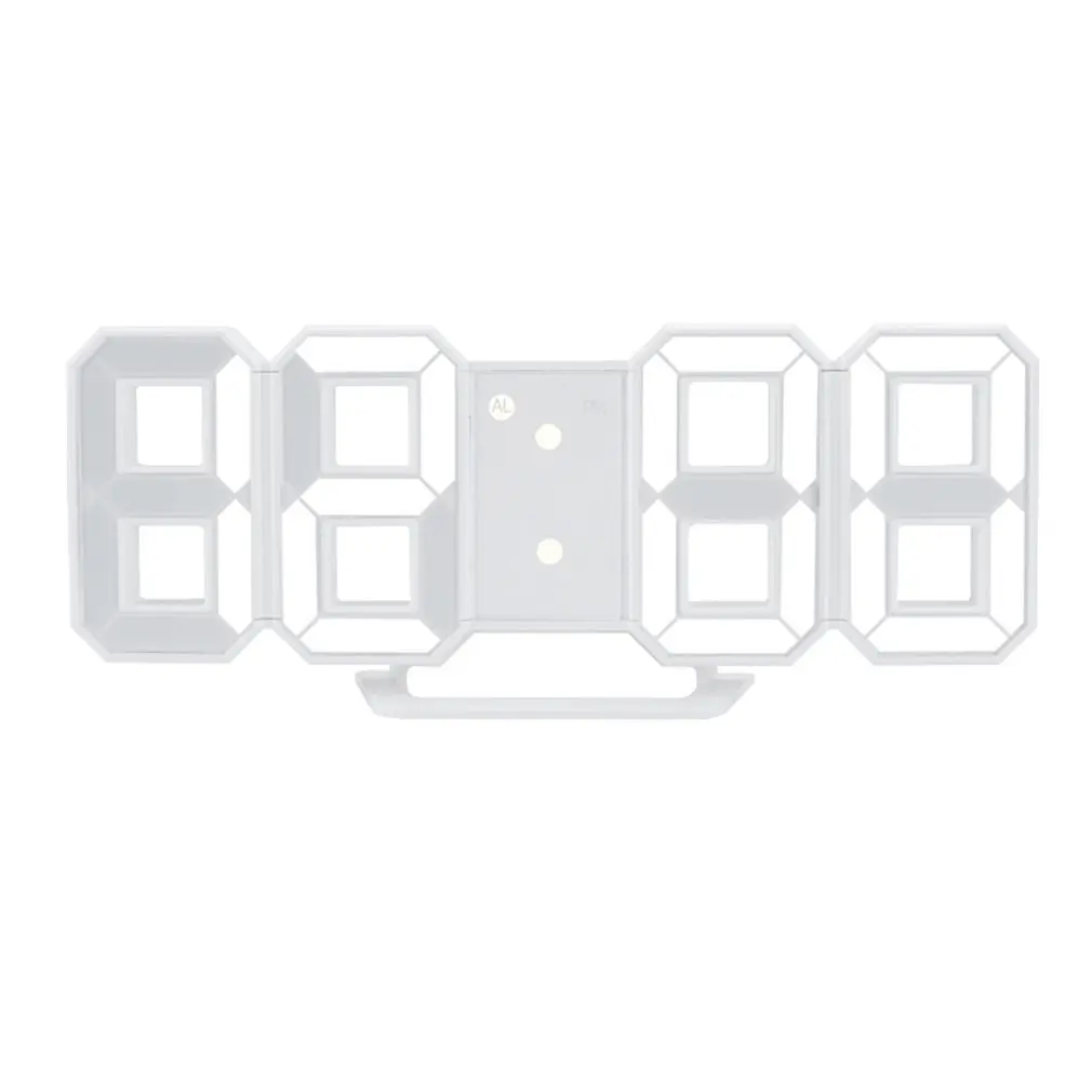 

Alarm Clock Digital Table Clock 3D LED Digital Clock Wall Glowing Hanging Clocks Display Digital Table Clock