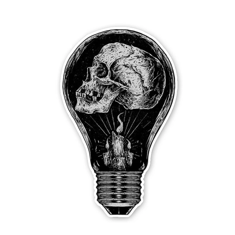 Автомобильные наклейки светильник лампа голова черепа аксессуары для