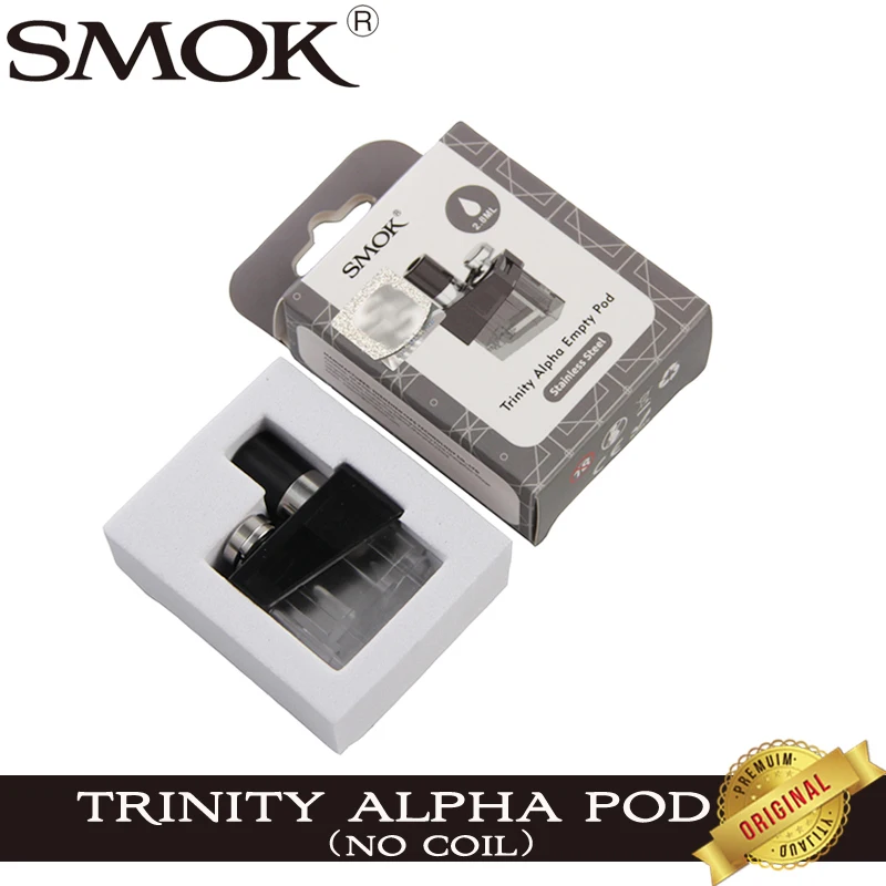 2 шт./лот оригинальный сменный картридж SMOK Trinity Alpha 8 мл атомайзер для электронной