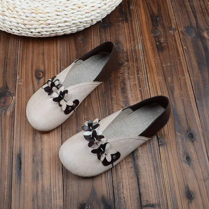 Бабушкины туфли на плоской подошве в стиле ретро Mori Girl повседневные легкие