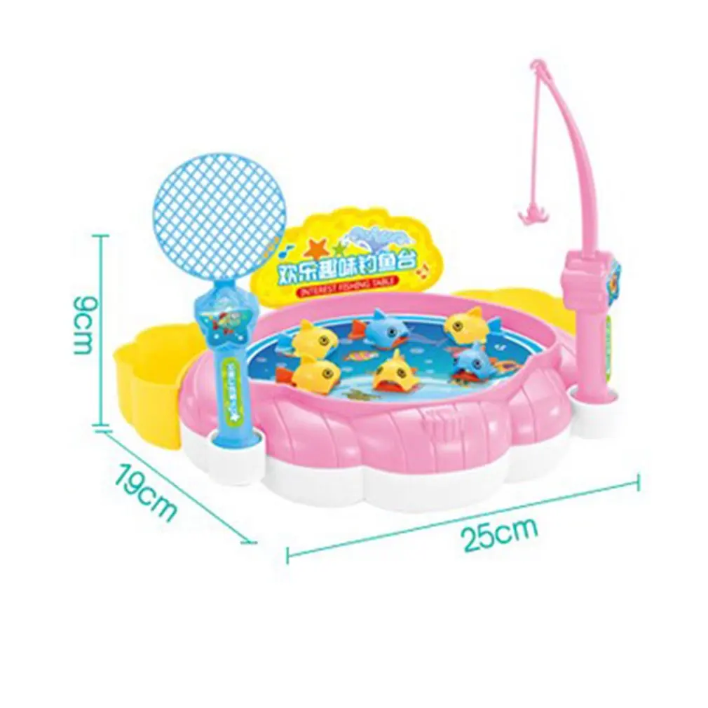 

OCDAY Baby Educational Toys Electric magnetic fishing set Fishing Rod Boat Toy Set for Children Fishing Game Gift Random Send