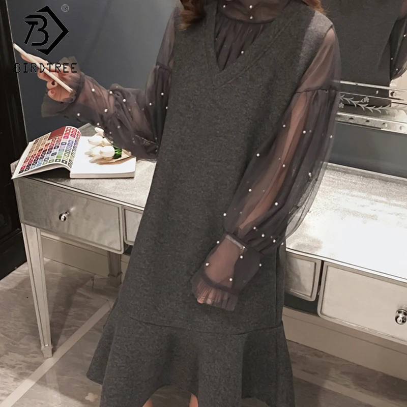 Осень 2019 новые женские костюмы размера плюс комплект из двух предметов рубашки