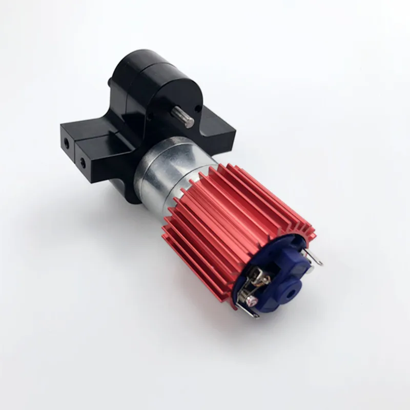 370 Матовый мотор + сплав теплоотвод коробка передач набор со стальной шестерней s