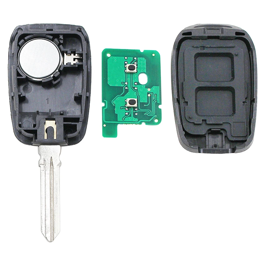 2 кнопки дистанционного ключа 433 МГц 4A PCF7961M чип для Renault Duster Twingo 3 Dokker Trafic Clio 4 Sandereo