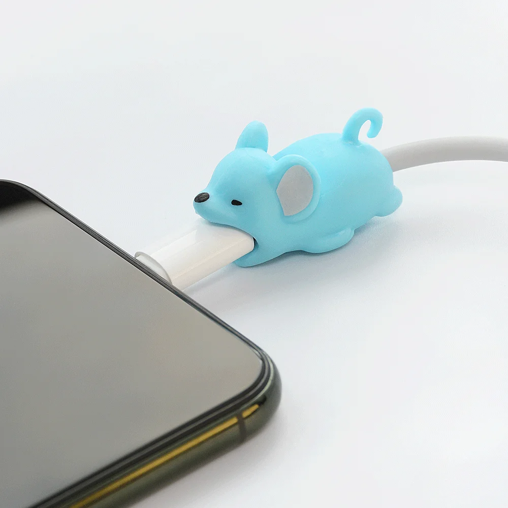 16 шт. протектор кабеля органайзер для намотки милых животных мультяшный чехол