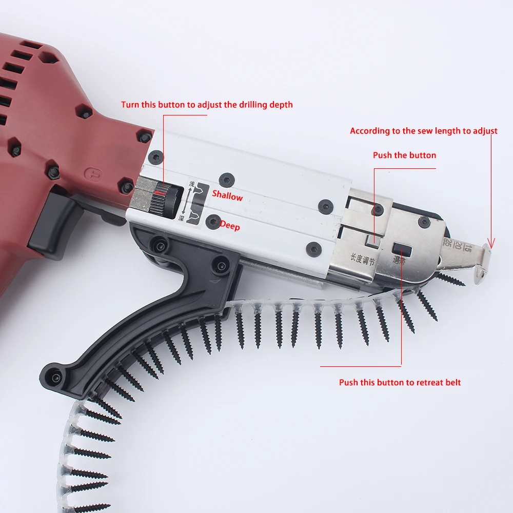 

Electric Automatic Screwdriver Screw Belt Roof Decoration Screwdrivers