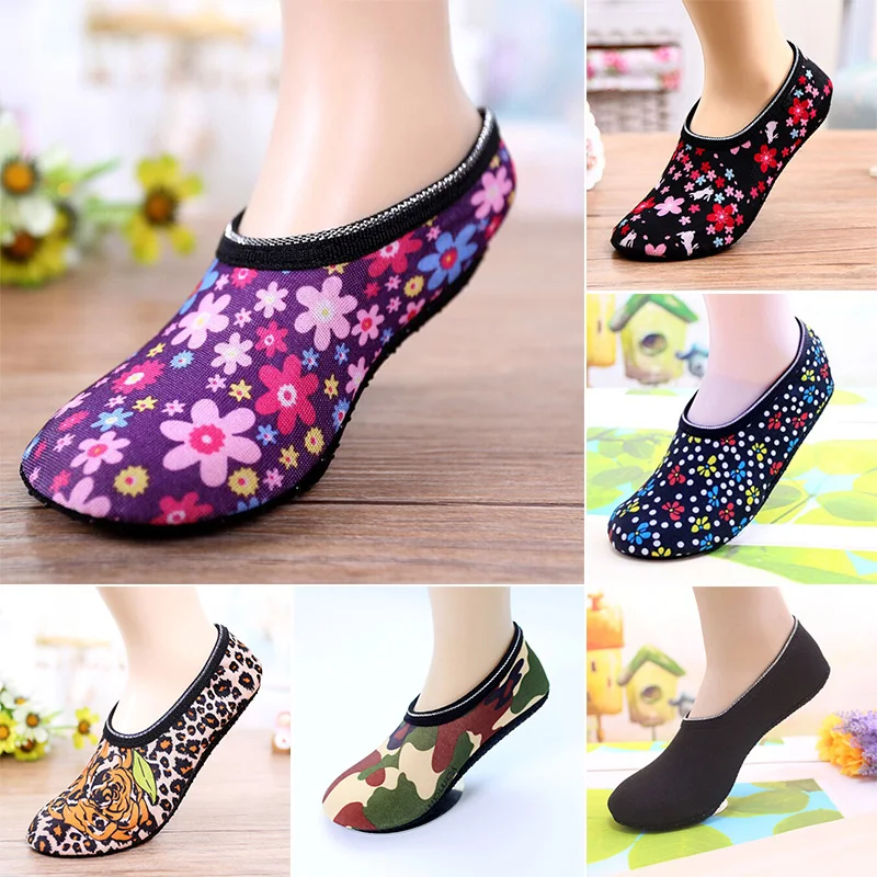 Женские теплые носки для пола утепленные невидимые короткие бархатные до