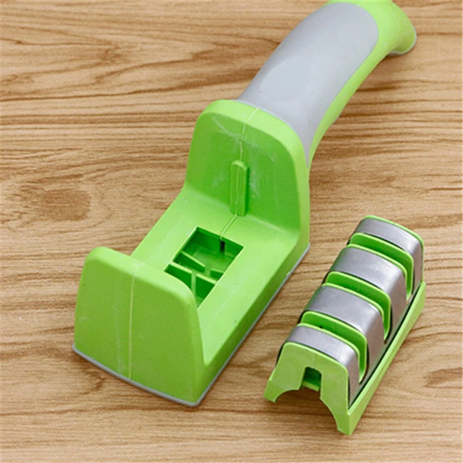 

10PCS/LOT 5 seconds to complete Knife Sharpener 3 Stages Professional Kitchen Sharpening Stone Grinder knives Whetstone