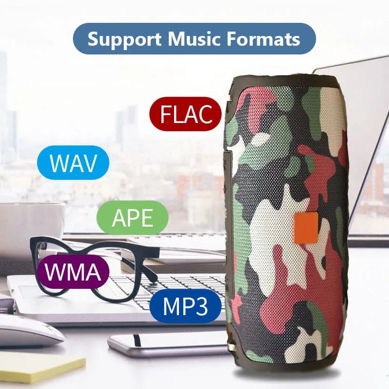 Bluetooth динамик портативный 20 Вт беспроводной открытый бас Колонка