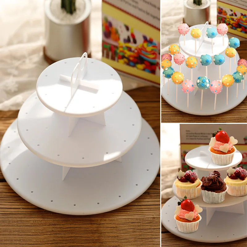 Подставка для торта 3 уровня 42 Отверстия|Стойки| |