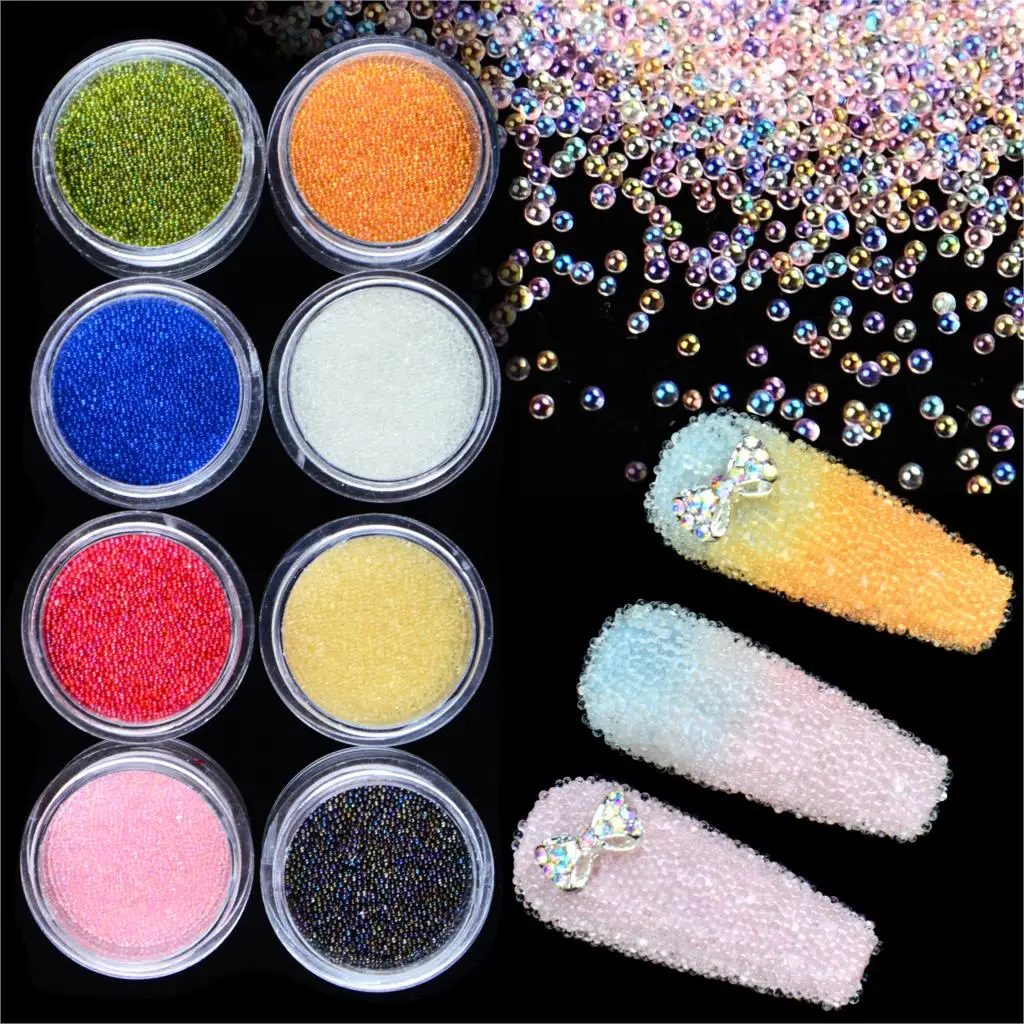 1 шт. Стразы для ногтей Смешанная коробка блестящие стеклянные 3D кристаллы мини