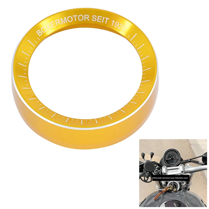 

Motorcycle Speedometer Bezel Gauge Ring Tachometer Trim Cover For-BMW R NINE T R NINET Pure Scramble Urban GS