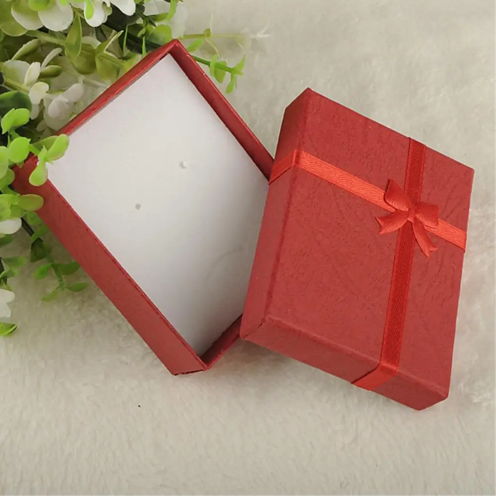 9x7x3cm Red 1 шт ожерелье серьги кольцо Упаковка Ювелирные Изделия Бумажная Подарочная коробка аксессуары упаковочные бумажные пакеты для подарков cajas de regalo Прямая поставка - Цвет: 9x7x3cm Red