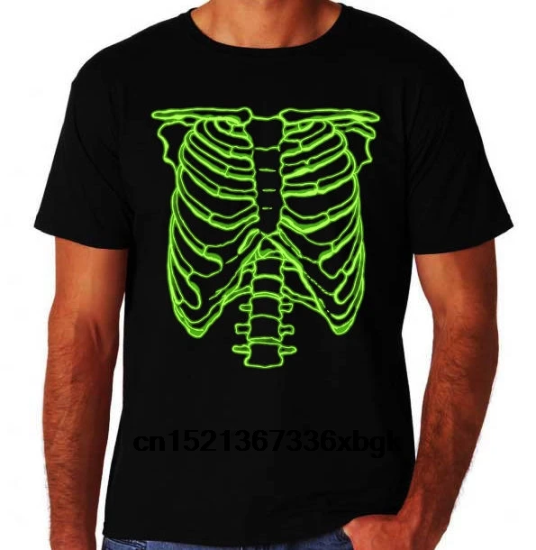 Spinal Tap Green Ribcage Bones X Ray 80 Music забавная Новая Черная Мужская футболка мужская
