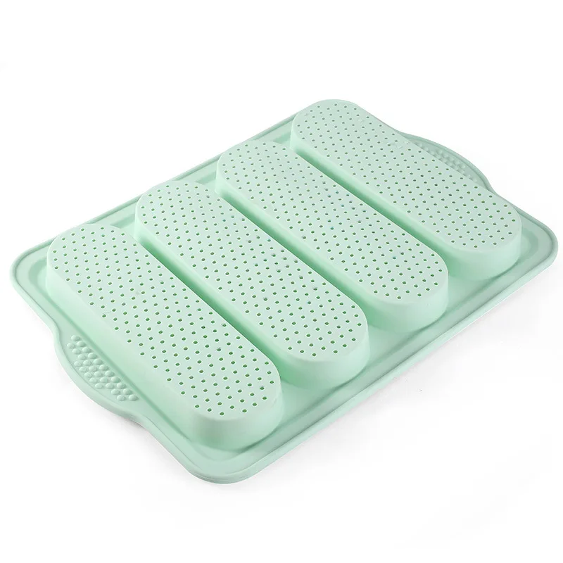 

4 Groove French Bread Baking Tray for Baguette Bake Mold Pan DIY Bread Mold Silicone Mould Baking and Pastry Tool Cookies