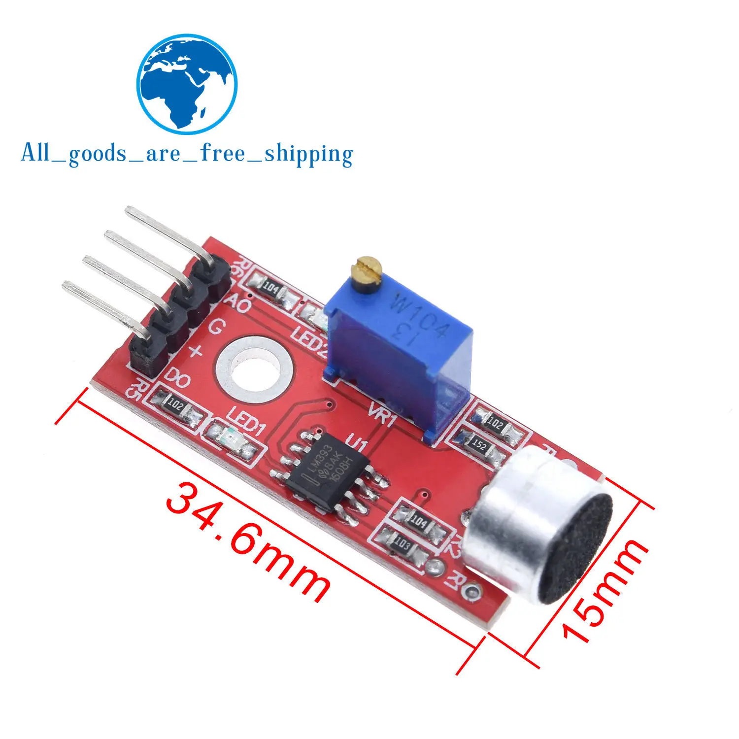 Модуль обнаружения микрофона для Arduino AVR PIC | Переключатели