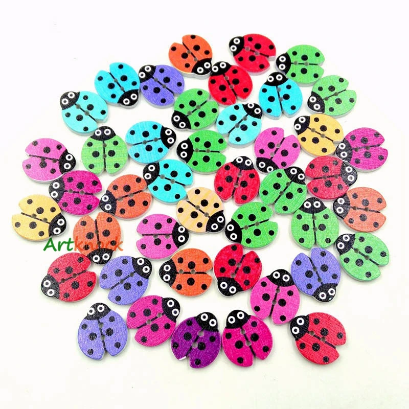 20 шт. украшения для скрапбукинга аксессуары рукоделия деревянные пуговицы