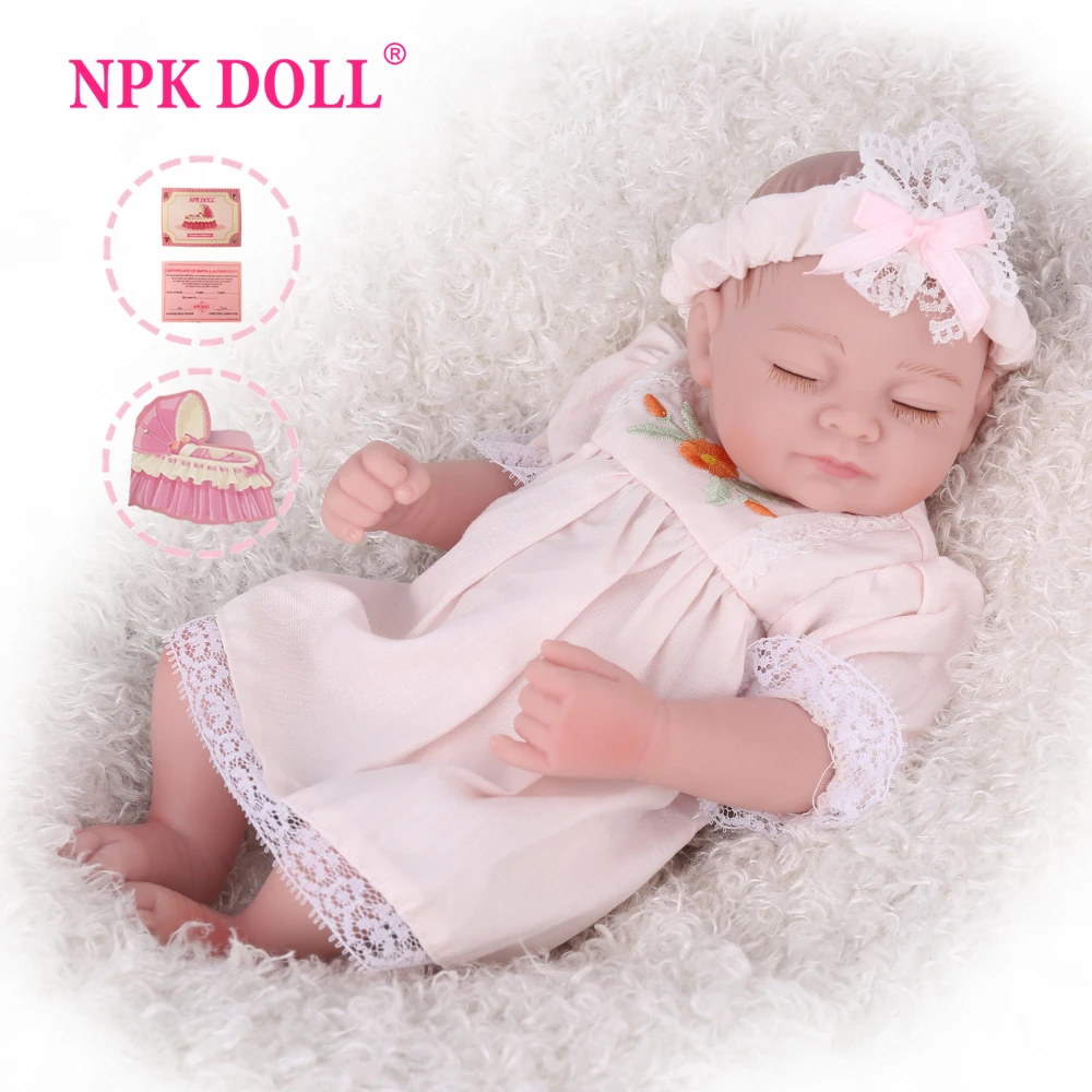 NPK DOLL Куклы реборн Игрушки девочка 10 дюймов подарок силиконовые полностью