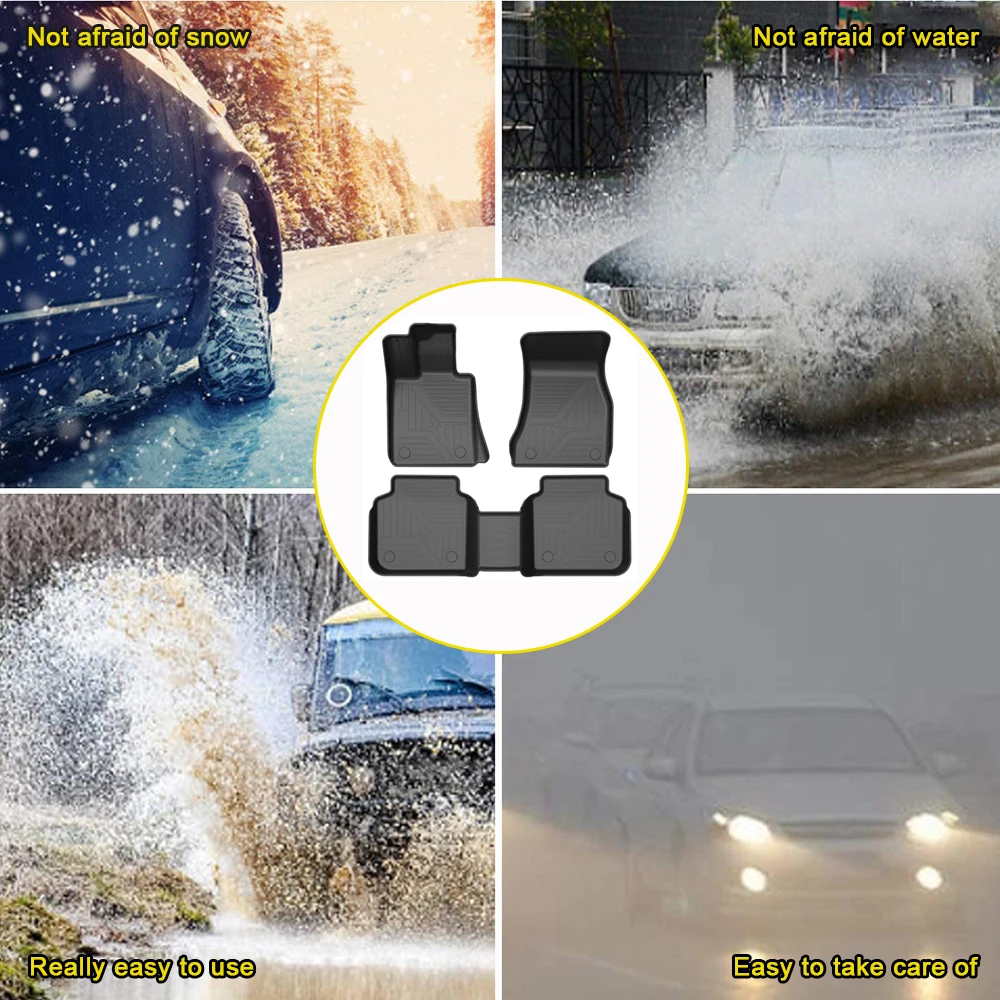 

Fully Surrounded Special Foot Pad For BMW 7 Series 2016 2017 2018 2019 5Seat Car Waterproof Non-Slip Floor Mat TPE Accessories