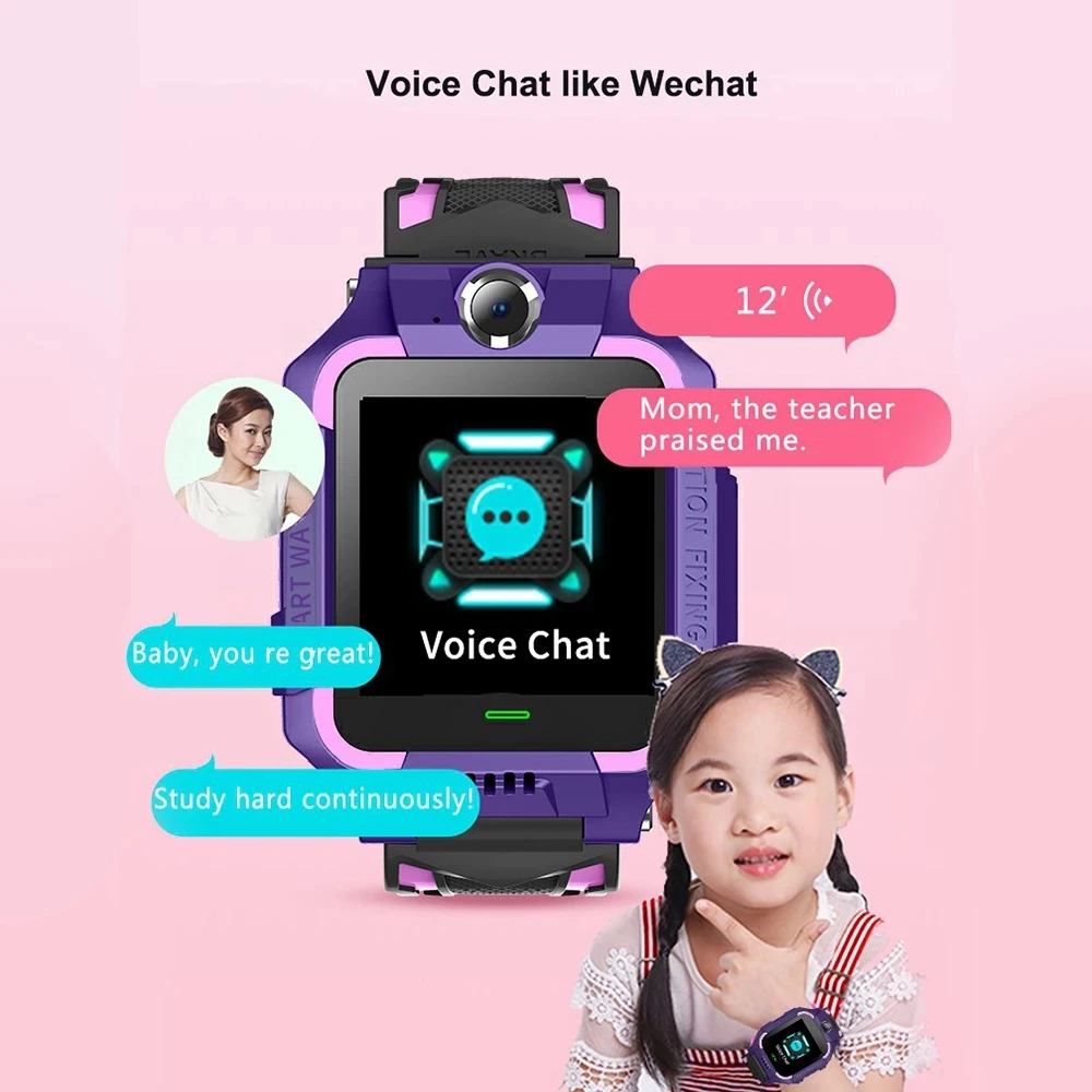 

Q19 Kids Smart Watch Phone Call Kids Watches boys Voice Chat girls SOS Dual Camera Children's Gift For IOS Android