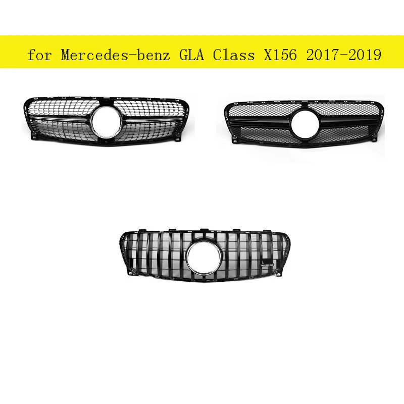 

X156 подходит для Mercedes-benz GLA класса X156, украшение решетки радиатора перед GT, установка позже, гоночные решетки