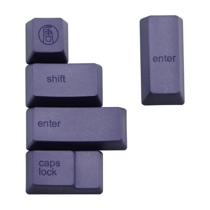 

113 Keys Purple Datang Keycap PBT Sublimation Keycaps OEM Profile Mechanical Keyboard Keycap Chinese Style GK61 GK64 Dropship