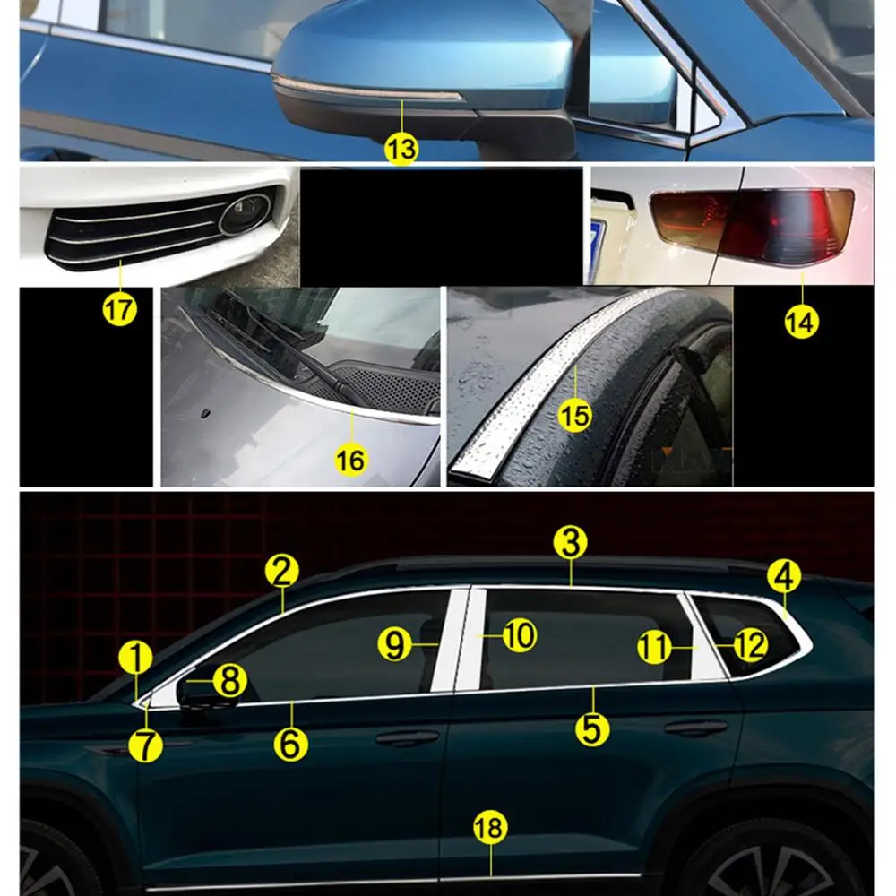 Серебряная декоративная наклейка для автомобиля 4 мм x 13 м автомобильный хромовый