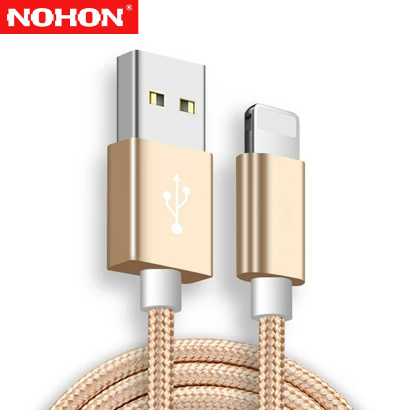 USB кабель в нейлоновой оплетке для быстрой зарядки и передачи данных iPhone X XR XS 11 Pro