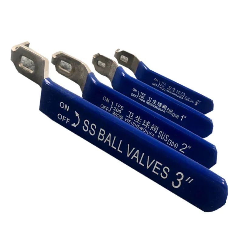 Шток шарового клапана для водопровода из нержавеющей стали &quot 3&quot Синяя