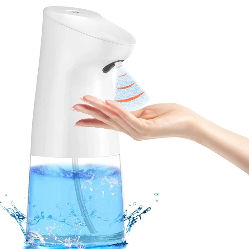 

Automatic Hand Soap Dispenser, Contactless Auto Liquid Dispenser Spray 450Ml Hand-Free Countertop For Bathroom Office