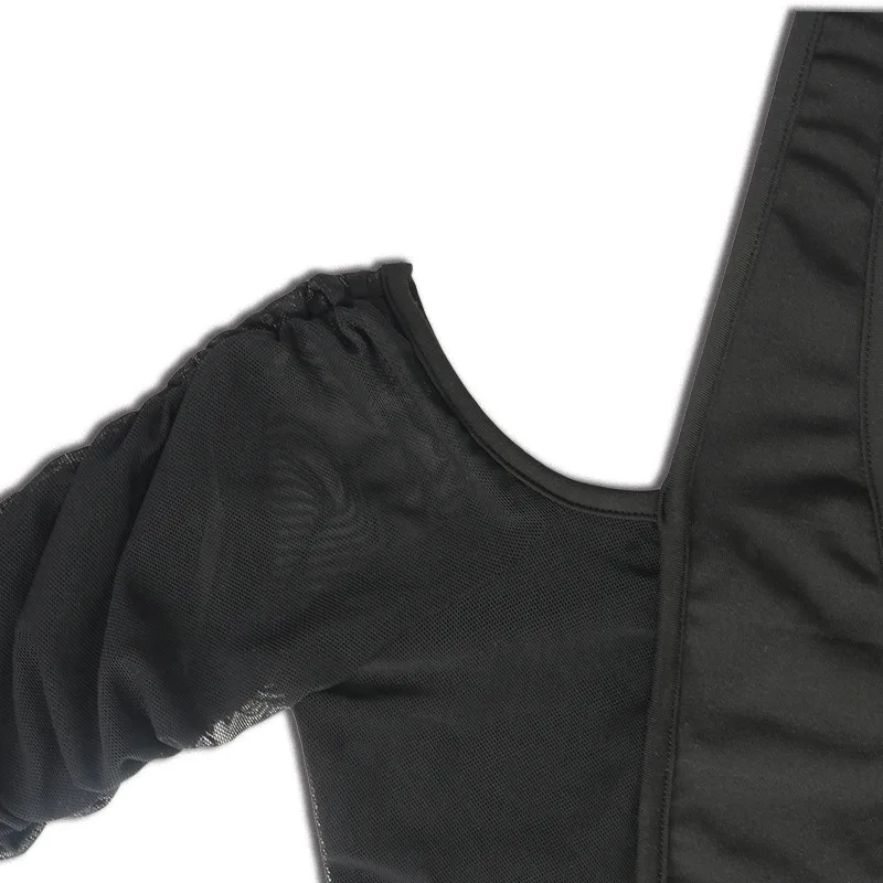 

MSXU Women Sexy Deep V Mesh See Through Halter off the shoulder Ruched Sheath Party Club T Shirt Tops