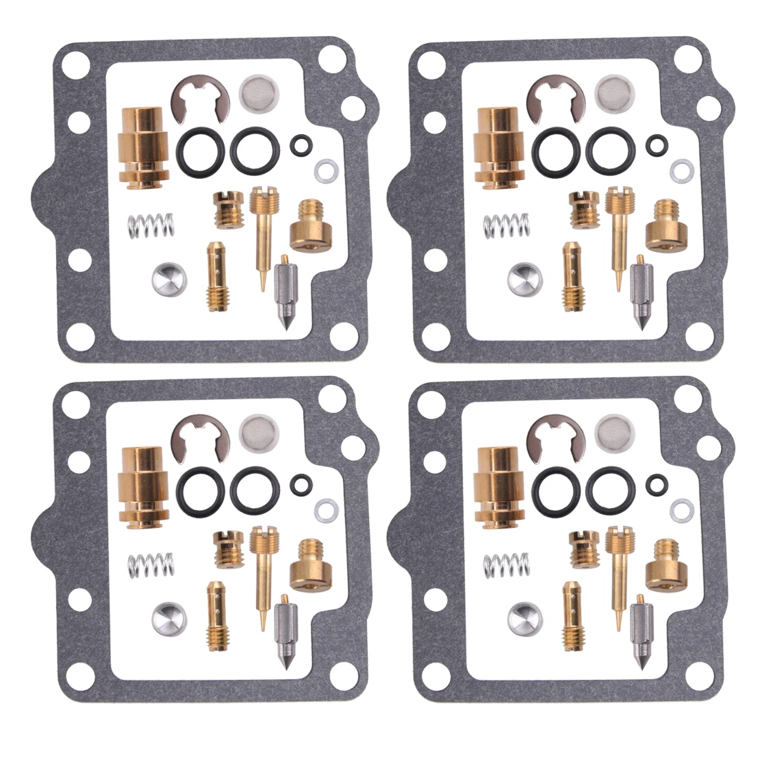 

Высококачественный портативный ремонтный карбюратор для мотоцикла, 4 комплекта, комплекты для ремонта, подходит для Suzuki GS750E GS750L GS750T