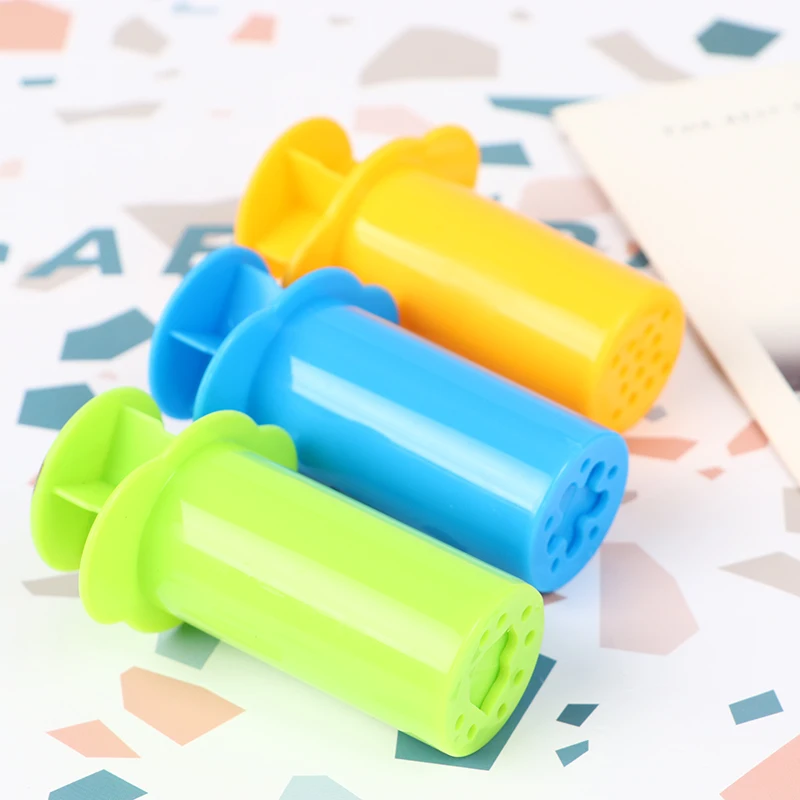 

5pcs Dough Tools Extrusion Play Set Modelling Clay Extrusion Mold Kids Toy