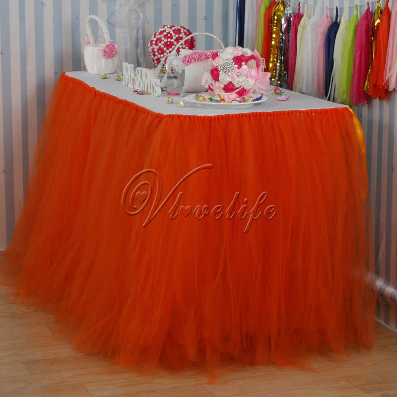 Тюлевая юбка пачка 100 см x 80 настольная на заказ из тюля в стиле страны чудес